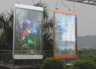 A exposição de diodo emissor de luz transparente exterior SMD de Digitas P5 Waterproof o armário 960MM X 960MM